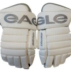Eagle Custom Aero White & Silver Gloves - Senior -Hockeyvancouver 20230313 104050