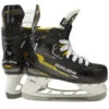 Bauer Supreme M4 Hockey Skates (player) - Youth -Hockeyvancouver Bauer Hockey Skates Bauer Supreme M4 Youth player Black Yellow back and side facing right