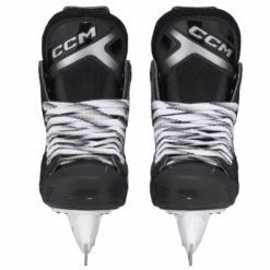 CCM Tacks XF 70 Hockey Skates - Intermediate (2024) 14 CCM Tacks XF 70 Hockey Skates - Intermediate (2024) -Hockeyvancouver CCM Hockey Skates CCM Tacks XF 70 Intermediate 2024 Black Gray front of both skates