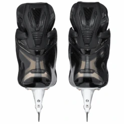 CCM Tacks XF Pro Hockey Skates - Senior (2024) -Hockeyvancouver CCM Hockey Skates CCM Tacks XF Pro Senior 2024 Black Gray back of both skates