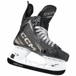 CCM Tacks XF Pro Hockey Skates - Senior (2024) -Hockeyvancouver CCM Hockey Skates CCM Tacks XF Pro Senior 2024 Black Gray side facing lower right