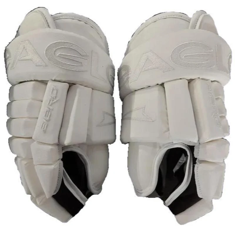 Eagle Aero All White Custom Gloves - Senior 3 Eagle Aero All White Custom Gloves - Senior