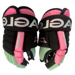 Eagle Aero Black/Pink/Mint "Miami Vice" Custom Gloves - Senior