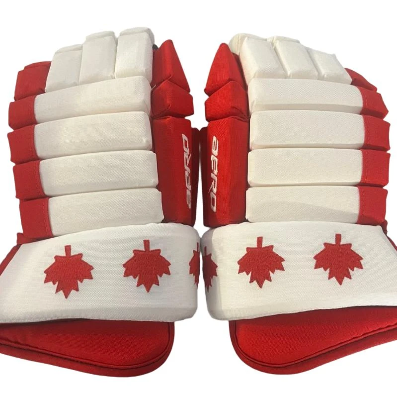 Eagle Aero Red/White Canada Custom Gloves - Senior 4 Eagle Aero Red/White Canada Custom Gloves - Senior - Image 2
