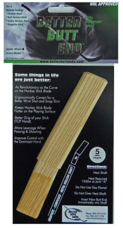 Better Butt End Hockey Stick Plug -Hockeyvancouver better butt end five degree