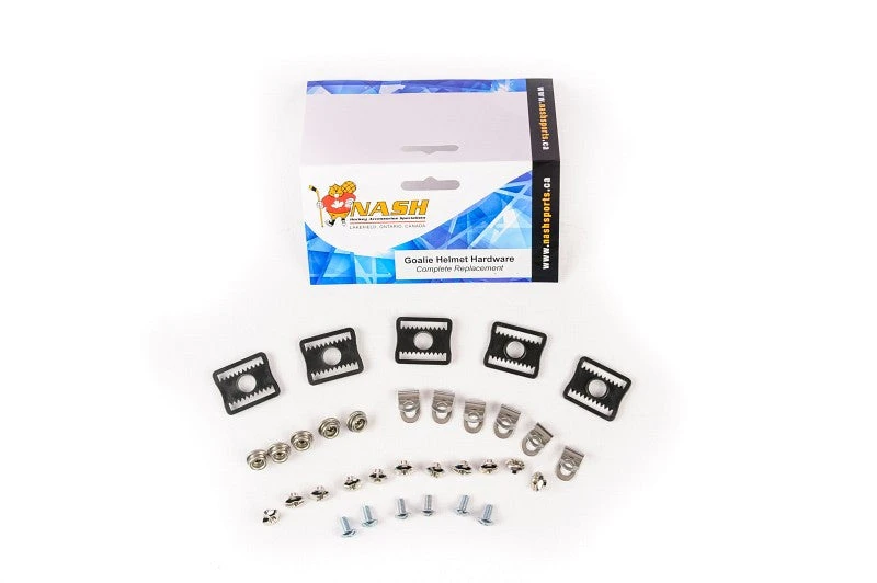 Nash Goalie Helmet Hardware Kit 3 Nash Goalie Helmet Hardware Kit