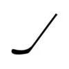 Mystery High End Intermediate Hockey Stick - 2 Pack -Hockeyvancouver silhouette hockey stick on white 260nw 1863632377
