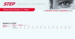 Step Steel/JRZ Skate Runners - Reebok CCM E-Pro -Hockeyvancouver sizing chart c3e68ee5 db2d 4965 be9f 9e3a627efef5